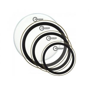 Kit de Peles Aquarian Performance II – 12" / 13" / 16" + Pele para Caixa Texture Coated 14"