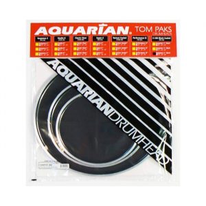 Kit de Peles Aquarian Response 2 Porosa Black – 10" / 12" / 16"