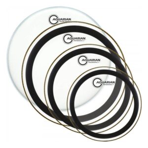 Kit de Peles Aquarian Performance II Clear – 10", 12", 14"